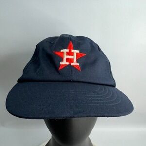 VINTAGE Houston Astros Hat Cap Snap Back Men's Trucker Adults MLB Taiwan 80s‎